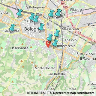 Mappa Via Vincenzo Martinelli, 40137 Bologna BO, Italia (2.21909)