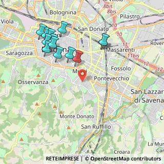 Mappa Via Vincenzo Martinelli, 40137 Bologna BO, Italia (2.22769)