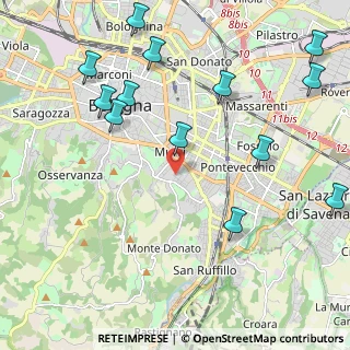 Mappa Via Vincenzo Martinelli, 40137 Bologna BO, Italia (2.65385)