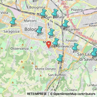 Mappa Via Vincenzo Martinelli, 40137 Bologna BO, Italia (2.72385)