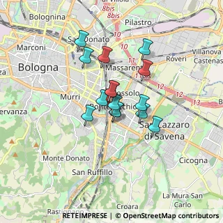 Mappa Via Francesco Brizzi, 40139 Bologna BO, Italia (1.198)