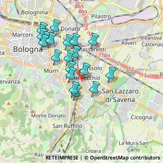 Mappa Via Francesco Brizzi, 40139 Bologna BO, Italia (1.71789)