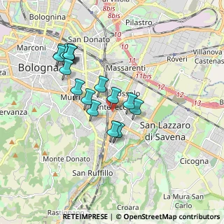 Mappa Via Francesco Brizzi, 40139 Bologna BO, Italia (1.64688)