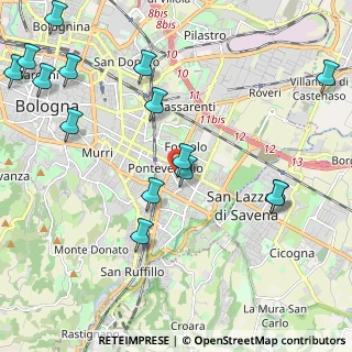 Mappa Via Alba, 40139 Bologna BO, Italia (2.732)