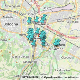 Mappa Via Alba, 40139 Bologna BO, Italia (1.1185)