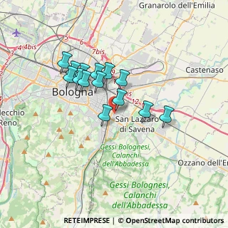 Mappa Via Alba, 40139 Bologna BO, Italia (2.84286)