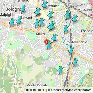 Mappa Via Enrico Caruso, 40137 Bologna BO, Italia (1.2615)