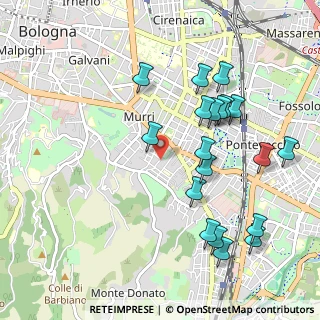 Mappa Via Enrico Caruso, 40137 Bologna BO, Italia (1.114)