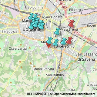 Mappa Via Enrico Caruso, 40137 Bologna BO, Italia (1.8425)