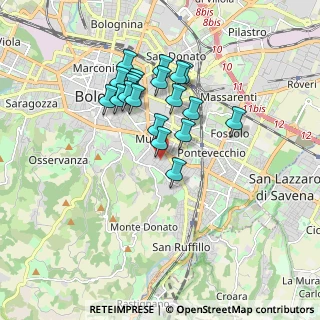 Mappa Via Enrico Caruso, 40137 Bologna BO, Italia (1.5275)