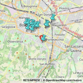 Mappa Via Enrico Caruso, 40137 Bologna BO, Italia (1.62167)