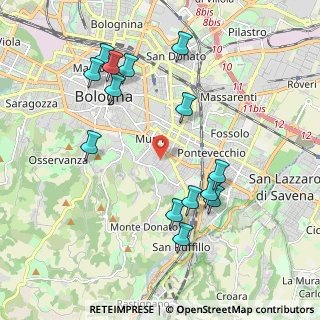 Mappa Via Enrico Caruso, 40137 Bologna BO, Italia (2.14929)