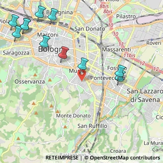 Mappa Via Enrico Caruso, 40137 Bologna BO, Italia (2.96818)