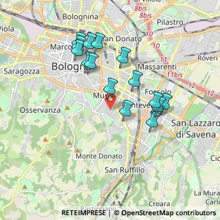 Mappa Via Enrico Caruso, 40137 Bologna BO, Italia (1.78267)