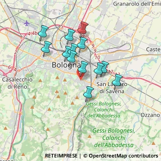 Mappa Via Enrico Caruso, 40137 Bologna BO, Italia (3.08385)