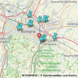 Mappa Passaggio Giuseppe Dordoni, 40137 Bologna BO, Italia (3.24917)