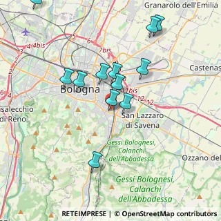 Mappa Passaggio Giuseppe Dordoni, 40137 Bologna BO, Italia (3.78167)