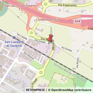 Mappa Via Zinella, 4, 40068 San Lazzaro di Savena, Bologna (Emilia Romagna)