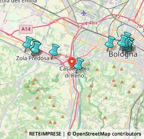 Mappa 40033 Casalecchio di Reno BO, Italia (4.87071)