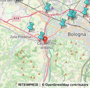 Mappa 40033 Casalecchio di Reno BO, Italia (6.4175)