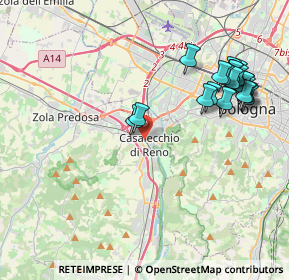 Mappa 40033 Casalecchio di Reno BO, Italia (4.55)