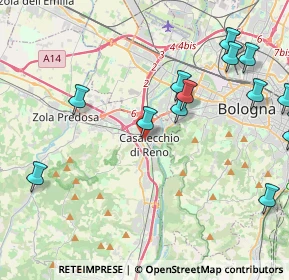 Mappa 40033 Casalecchio di Reno BO, Italia (5.57333)