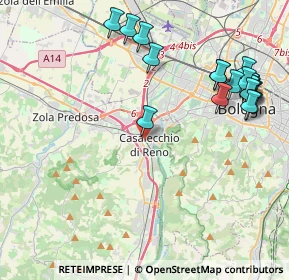 Mappa 40033 Casalecchio di Reno BO, Italia (5.0585)