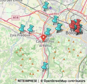 Mappa 40033 Casalecchio di Reno BO, Italia (4.82588)