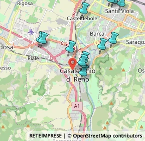 Mappa 40033 Casalecchio di Reno BO, Italia (2.01846)