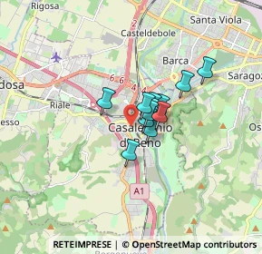 Mappa 40033 Casalecchio di Reno BO, Italia (0.89417)