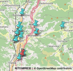 Mappa Via Piero Gobetti, 16010 Manesseno GE, Italia (2.24267)