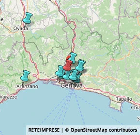 Mappa 16010 Manesseno GE, Italia (9.46167)