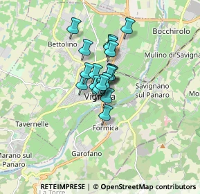 Mappa Via Giuseppe Soli, 41058 Vignola MO, Italia (0.8915)
