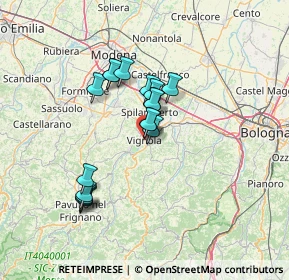 Mappa Via Giuseppe Soli, 41058 Vignola MO, Italia (11.16)