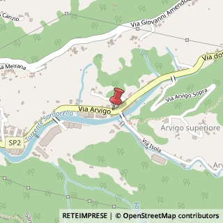 Mappa Via Arvigo, 107/109, 16010 Sant'Olcese, Genova (Liguria)