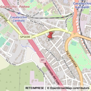 Mappa Via Alessandro Manzoni, 59, 40033 Casalecchio di Reno, Bologna (Emilia Romagna)