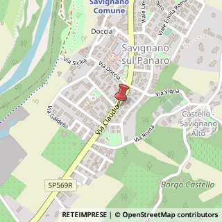 Mappa Via Claudia, 4013, 41056 Savignano sul Panaro, Modena (Emilia Romagna)