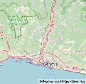 Mappa 16163 Genova GE, Italia (5.5635)
