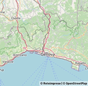 Mappa 16163 Genova GE, Italia (10.9325)