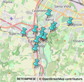 Mappa Via Porrettana, 40033 Casalecchio di Reno BO, Italia (1.3175)