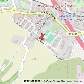 Mappa Via Calzavecchio, n°20/2, 40033 Casalecchio di Reno, Bologna (Emilia Romagna)