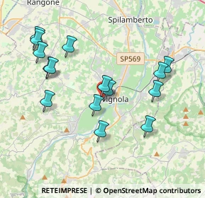 Mappa Via Piero Mascagni, 41058 Vignola MO, Italia (3.96733)