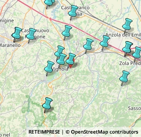 Mappa Piazza Zanantoni, 41056 Savignano Sul Panaro MO, Italia (9.886)