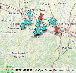 Mappa Piazza Zanantoni, 41056 Savignano Sul Panaro MO, Italia (8.959)