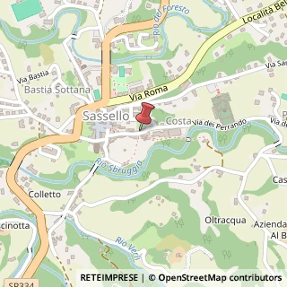 Mappa Via dei Perrando, 33, 17046 Sassello, Savona (Liguria)