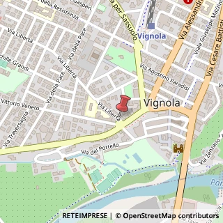 Mappa Via Libertà, 3, 41058 Vignola, Modena (Emilia Romagna)