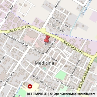 Mappa Via Aurelio Saffi, 24, 40059 Medicina, Bologna (Emilia Romagna)