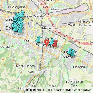 Mappa Via Giuseppe Dozza, 40139 Bologna BO, Italia (2.8595)