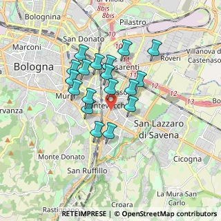 Mappa Via Giuseppe Dozza, 40139 Bologna BO, Italia (1.41944)