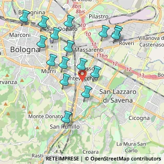 Mappa Via Giuseppe Dozza, 40139 Bologna BO, Italia (2.13125)